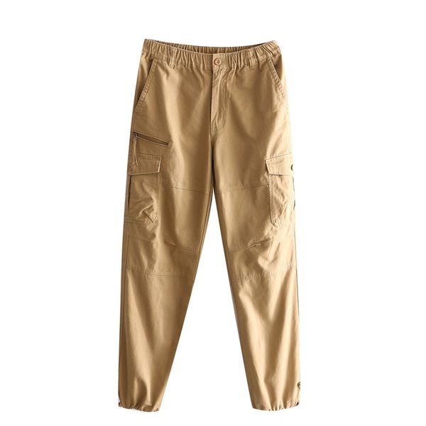 men spring autumn fashion elastic waist solid color elastic waist multi pockets pant american style outdoor casual cargo trouser, Black
men spring autumn fashion elastic waist solid color elastic waist multi pockets pant american style outdoor casual cargo trouser, Black