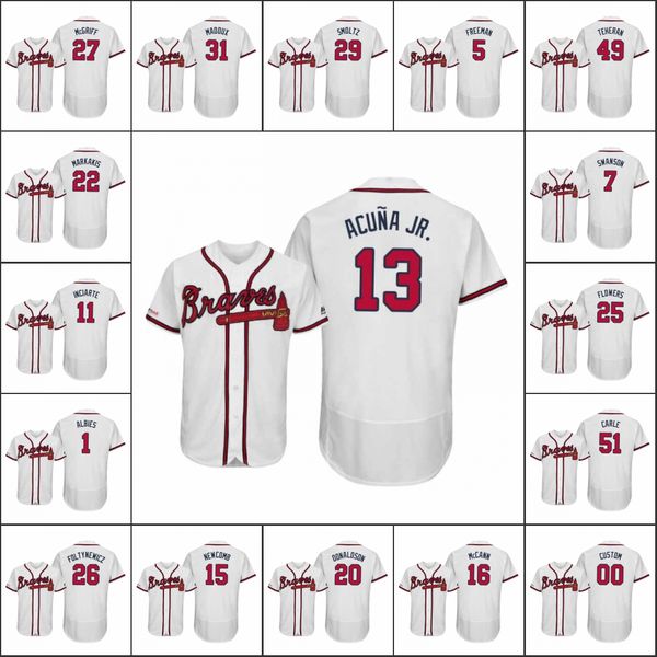 atlanta braves #22 nick markakis 1 ozzie albies 13 ronald acuna jr. men women youth flex base authentic custom jersey, Black
atlanta braves #22 nick markakis 1 ozzie albies 13 ronald acuna jr. men women youth flex base authentic custom jersey, Black