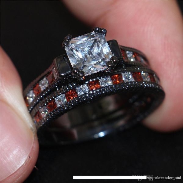 uspecial fashion 10kt black gold filled square simulated diamond cz jewelry sets engagement wedding finger ring for women size 5,6,7,8,9,10, Slivery;golden
uspecial fashion 10kt black gold filled square simulated diamond cz jewelry sets engagement wedding finger ring for women size 5,6,7,8,9,10, Slivery;golden