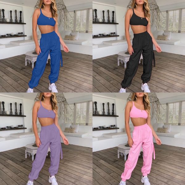 2020 summer women stripes spaghetti strap v-neck tie up hem skinny pants suit 2pcs set beach holiday tracksuit 2-piece set sportswea#566, White
2020 summer women stripes spaghetti strap v-neck tie up hem skinny pants suit 2pcs set beach holiday tracksuit 2-piece set sportswea#566, White