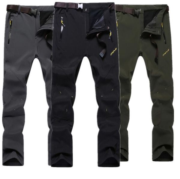winter outdoor trousers men waterproof windproof breathable soft shell pants large size fishing hiking camping warm fleece pants, Black;green
winter outdoor trousers men waterproof windproof breathable soft shell pants large size fishing hiking camping warm fleece pants, Black;green