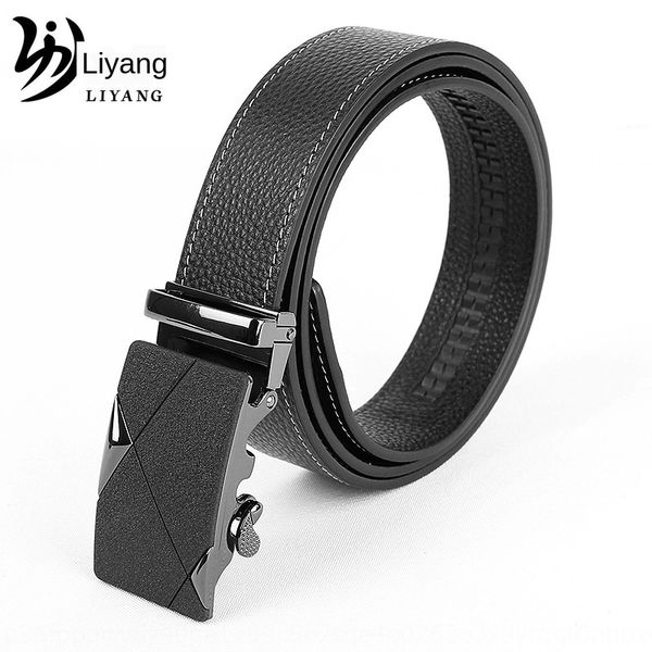 liyang men's belt genuine automatic buckle business youth leisure double-sided pants leather pants layer leather trousers belt, Black;brown
liyang men's belt genuine automatic buckle business youth leisure double-sided pants leather pants layer leather trousers belt, Black;brown