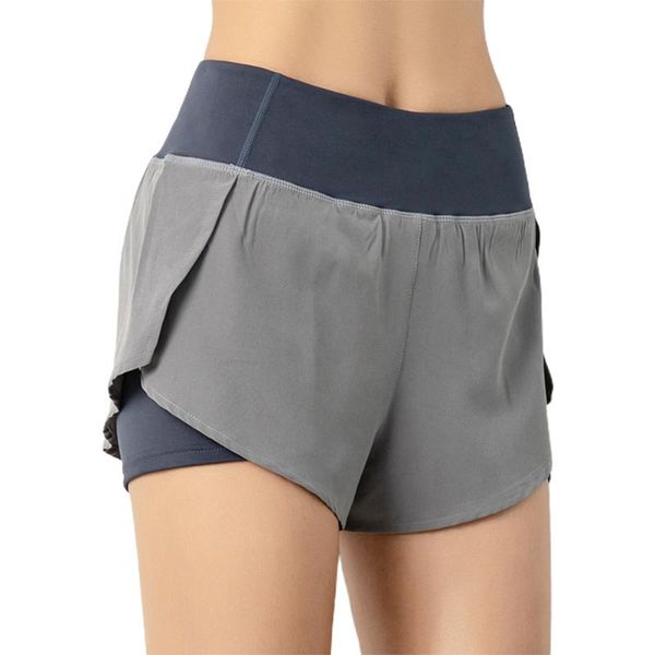 women breathable daily gym summer quick dry double layer casual high elasticity yoga fitness training sports running shorts, Black;blue
women breathable daily gym summer quick dry double layer casual high elasticity yoga fitness training sports running shorts, Black;blue