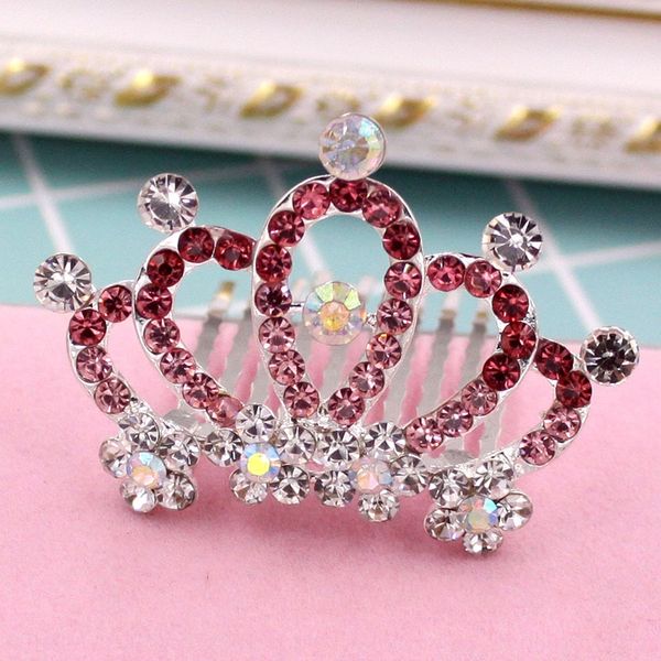 crown headdress children's accessories princess girl comb band card girl rhinestone hair band hair comb crown performance, Slivery;white
crown headdress children's accessories princess girl comb band card girl rhinestone hair band hair comb crown performance, Slivery;white