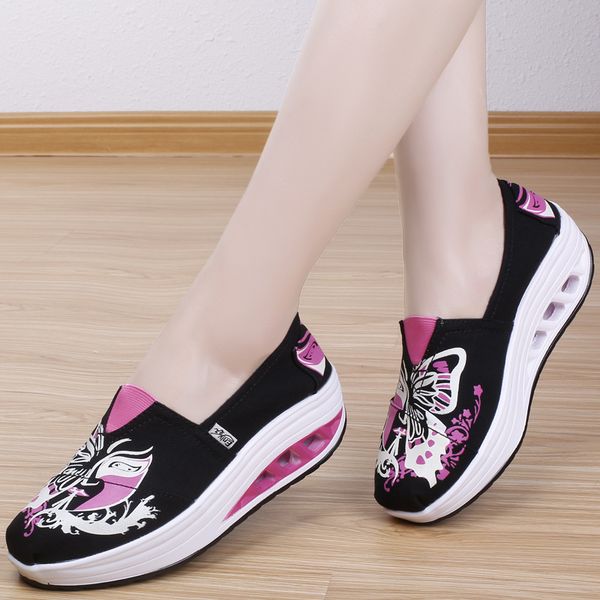 ethnic style cloth shoes wholesale one-step ladies rocking shoes women's casual low-top, Black
ethnic style cloth shoes wholesale one-step ladies rocking shoes women's casual low-top, Black