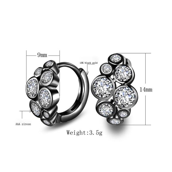 charm seanlov silver color small hoop earrings round style austrian clear zircon women fashion black gun earring jewelry, Golden
charm seanlov silver color small hoop earrings round style austrian clear zircon women fashion black gun earring jewelry, Golden