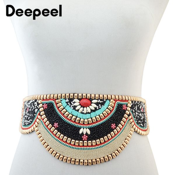 1pc 10*80-100cm fashion retro ethnic style cummerbunds rivet bead metal decorative female elastic corset waistband plus size, Black;brown
1pc 10*80-100cm fashion retro ethnic style cummerbunds rivet bead metal decorative female elastic corset waistband plus size, Black;brown