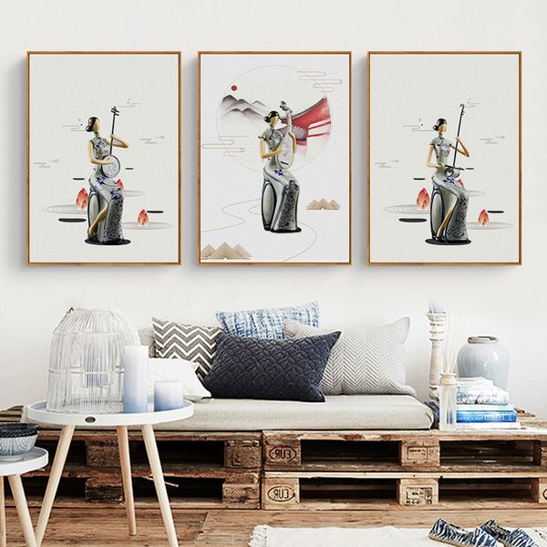 chinese style abstract woman wall art canvas art painting posters and prints wall pictures decor for living room decoration home
chinese style abstract woman wall art canvas art painting posters and prints wall pictures decor for living room decoration home