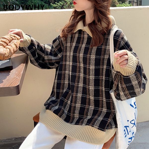 plaid casual basic sweatshirt tracksuit pullover new thicken long sleeve lapel neck oversize sportswear coat harajuku large size, Black
plaid casual basic sweatshirt tracksuit pullover new thicken long sleeve lapel neck oversize sportswear coat harajuku large size, Black