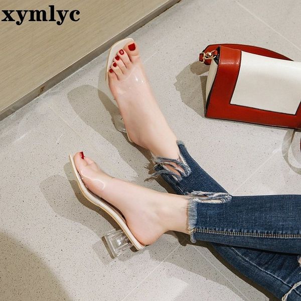 crystal clear transparent female shoes middle heels comfortable new summer women shoes woman fashion cool mules slides, Black
crystal clear transparent female shoes middle heels comfortable new summer women shoes woman fashion cool mules slides, Black