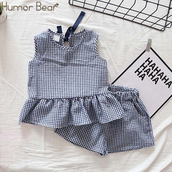 humor bear 2019 summer new fashion girls clothes plaid shirt sleeveless vest+ shorts 2pcs children clothing girls clothing suit t200713, White
humor bear 2019 summer new fashion girls clothes plaid shirt sleeveless vest+ shorts 2pcs children clothing girls clothing suit t200713, White