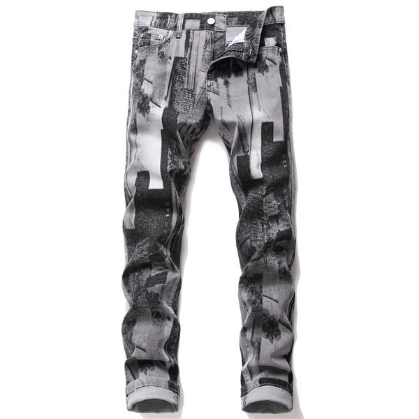 denim designer print grey jeans for men size 28-38 2020 autumn spring hip hop punk streetwear, Blue
denim designer print grey jeans for men size 28-38 2020 autumn spring hip hop punk streetwear, Blue