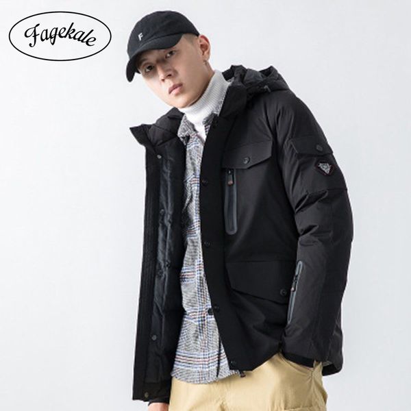 2020 winter new trend hooded jacket men's cotton jacket men's cotton multi-pocket warm casual wear, Black
2020 winter new trend hooded jacket men's cotton jacket men's cotton multi-pocket warm casual wear, Black