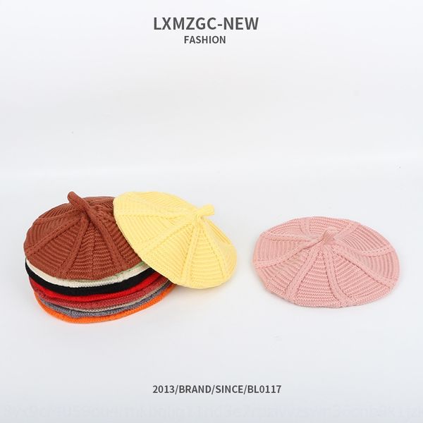 2020 children's new solid color cap cap beret baby beret new knitted korean pumpkin hat baby hat, Blue;gray
2020 children's new solid color cap cap beret baby beret new knitted korean pumpkin hat baby hat, Blue;gray
