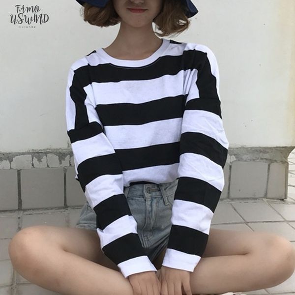 spring women t shirt stripe printed casual long sleeve tees ladies tee drop shipping, White
spring women t shirt stripe printed casual long sleeve tees ladies tee drop shipping, White