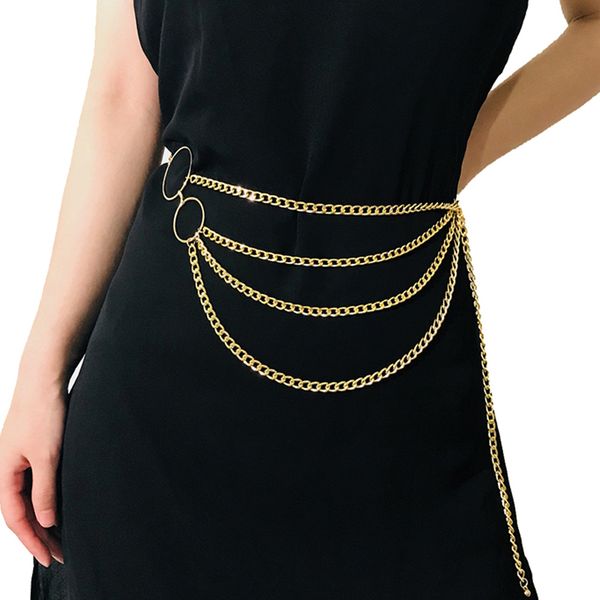 gold silver color metal waistband vintage multi-layer waist chain women luxury dress belt long adjustable body chain jewelry, Black;brown
gold silver color metal waistband vintage multi-layer waist chain women luxury dress belt long adjustable body chain jewelry, Black;brown