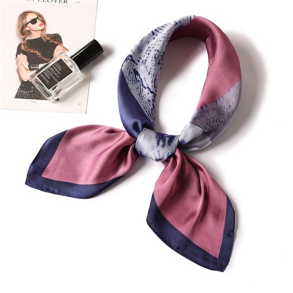 ruicesstai 70*70cm silk scarf square women 2020 new spring summer neckerchief fashion geometric foulard bandana head scarfs, Blue;gray
ruicesstai 70*70cm silk scarf square women 2020 new spring summer neckerchief fashion geometric foulard bandana head scarfs, Blue;gray