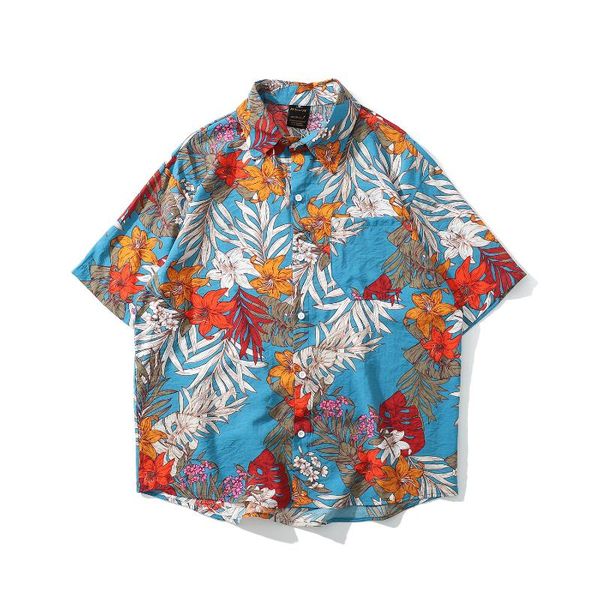 origional popular brand men's loose hawaiian shirt plus size digital printing casual couple shirt men, White;black
origional popular brand men's loose hawaiian shirt plus size digital printing casual couple shirt men, White;black