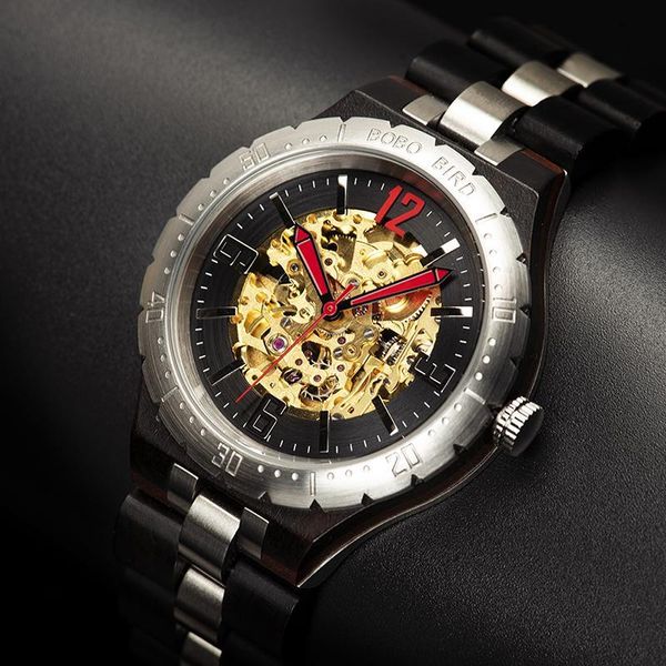 relogio masculino brand bobo bird mechanical wood watch men wristwatch customized dropshipping gift bamboo box m-s11, Slivery;brown
relogio masculino brand bobo bird mechanical wood watch men wristwatch customized dropshipping gift bamboo box m-s11, Slivery;brown