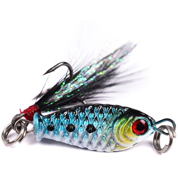1pcs mini lead fish 4.8g 3.2cm metal fishing lure fake hard bait with feather wobbler crankbait 3d eyes bait 8# hooks tackle
1pcs mini lead fish 4.8g 3.2cm metal fishing lure fake hard bait with feather wobbler crankbait 3d eyes bait 8# hooks tackle