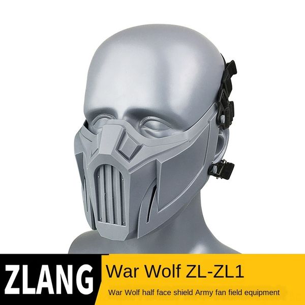 wolf warriors half-face protective maskprotective equipment fans field equipment tactical mask real-life outdoor cs mask, Black
wolf warriors half-face protective maskprotective equipment fans field equipment tactical mask real-life outdoor cs mask, Black