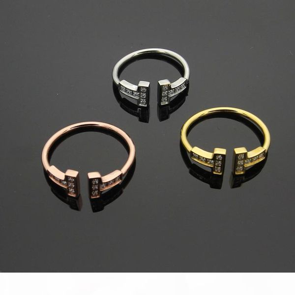 e trade jewelry wholesale opening diamond ring double t with diamond ring couple rings men and women of the ring, Silver
e trade jewelry wholesale opening diamond ring double t with diamond ring couple rings men and women of the ring, Silver