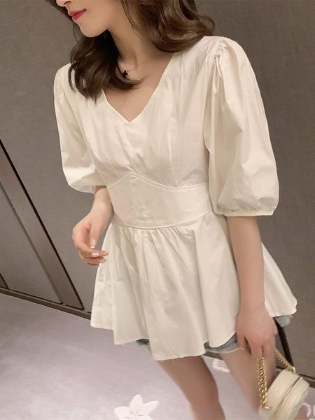korean chic small fashion european new shirt women's design sense niche light shirtshirt shirtcooked clavicle trendy, White
korean chic small fashion european new shirt women's design sense niche light shirtshirt shirtcooked clavicle trendy, White