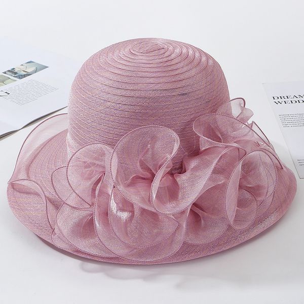 ploermin organza sun women flower summer wedding caps female elegant floral uv church hats 2019 new fashion y200716, Blue;gray
ploermin organza sun women flower summer wedding caps female elegant floral uv church hats 2019 new fashion y200716, Blue;gray