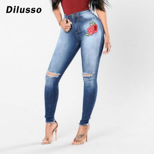 women's jeans women hole-breaking embroidery high-elasticity straight-barrel small-feet fashion jeans#d3, Blue
women's jeans women hole-breaking embroidery high-elasticity straight-barrel small-feet fashion jeans#d3, Blue