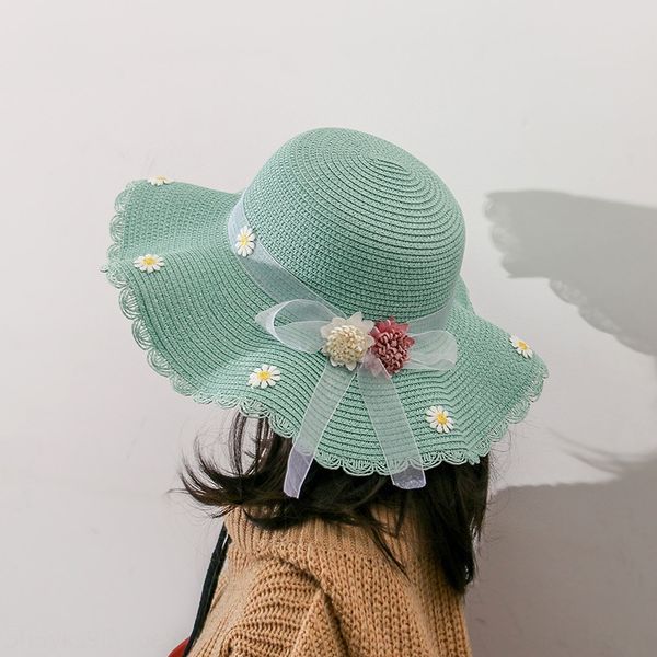 female straw butterfly straw summer foldable sun girl beach hat small chrysanthemum wavy ribbon bow hat, Blue;gray
female straw butterfly straw summer foldable sun girl beach hat small chrysanthemum wavy ribbon bow hat, Blue;gray