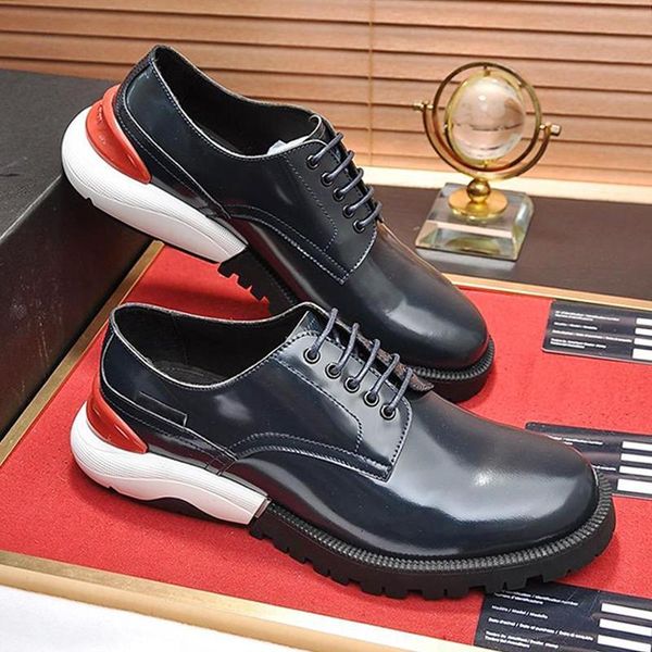 derby shoes comfortable men 's shoes sale british style men leather design round toe thick sole lightweight sneakers lace up derby sho, Black
derby shoes comfortable men 's shoes sale british style men leather design round toe thick sole lightweight sneakers lace up derby sho, Black