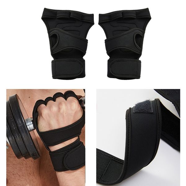 wrist support sports palm fitness non-slip lengthened brace men's weightlifting shockproof breathable half-finger gloves, Black;red
wrist support sports palm fitness non-slip lengthened brace men's weightlifting shockproof breathable half-finger gloves, Black;red