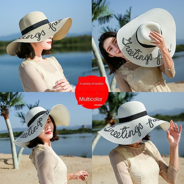 big seaside holiday sunscreen letter sequins travel folding straw sequin straw hat female fashion hat female, Blue;gray
big seaside holiday sunscreen letter sequins travel folding straw sequin straw hat female fashion hat female, Blue;gray