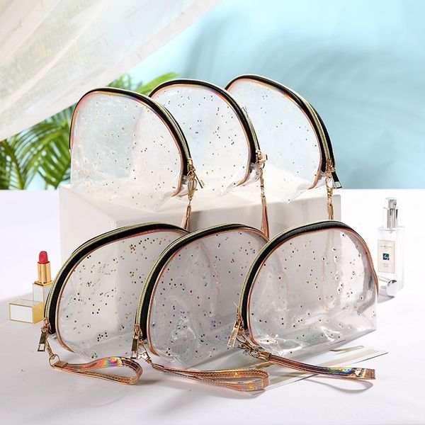 2020 stars sequins ladies storage storage makeup dumpling creative translucent dumpling bag cosmetic bag, White
2020 stars sequins ladies storage storage makeup dumpling creative translucent dumpling bag cosmetic bag, White
