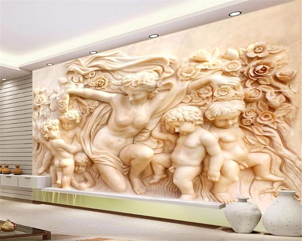 custom character 3d wallpaper hd luxury villa european-style angel cupid relief tv background wall silk mural wallpaper
custom character 3d wallpaper hd luxury villa european-style angel cupid relief tv background wall silk mural wallpaper