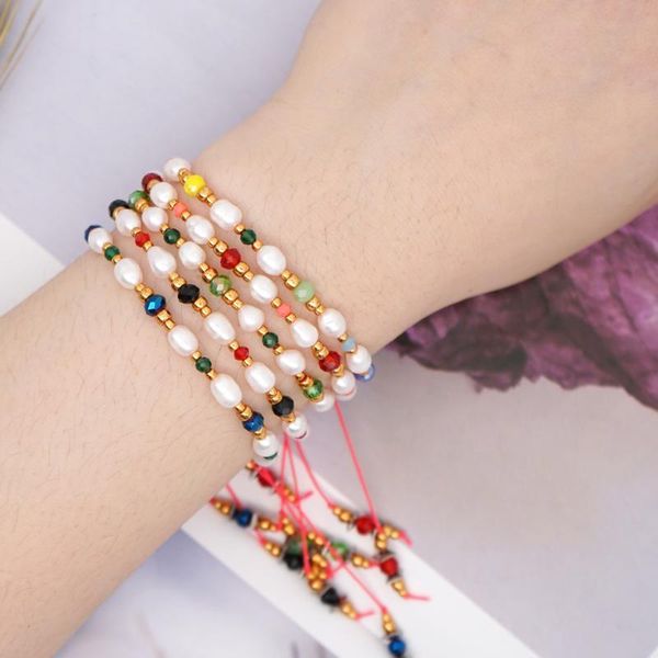go2boho bracelet femme natural pearl jewelry bracelets for women gift boho pulseras handmade japan gold plating fadeless beads, Black
go2boho bracelet femme natural pearl jewelry bracelets for women gift boho pulseras handmade japan gold plating fadeless beads, Black