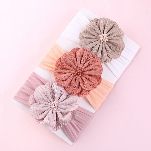 lovely big flower baby headband soft nylon elastic newborn baby hair accessories girl headbands turban, Slivery;white
lovely big flower baby headband soft nylon elastic newborn baby hair accessories girl headbands turban, Slivery;white