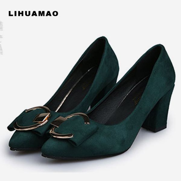 lihuamao suede green square heel women shoes pointed toe slip on pumps ladies high heel dress wedding shoes pumps party dacning, Black
lihuamao suede green square heel women shoes pointed toe slip on pumps ladies high heel dress wedding shoes pumps party dacning, Black