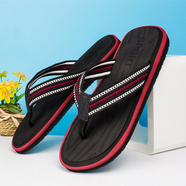 men slippers beach shoes men flip flops 2020 summer flat heels male slides luxury plus size 258, Black
men slippers beach shoes men flip flops 2020 summer flat heels male slides luxury plus size 258, Black