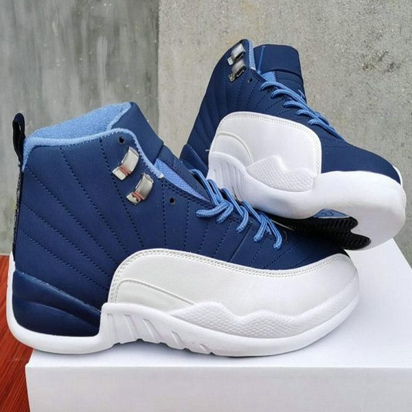 2020 new mens jumpman 12 12s indigo stone blue white basketball shoes man sports sneakers trainers des chaussures baskets zapatos size 13
2020 new mens jumpman 12 12s indigo stone blue white basketball shoes man sports sneakers trainers des chaussures baskets zapatos size 13