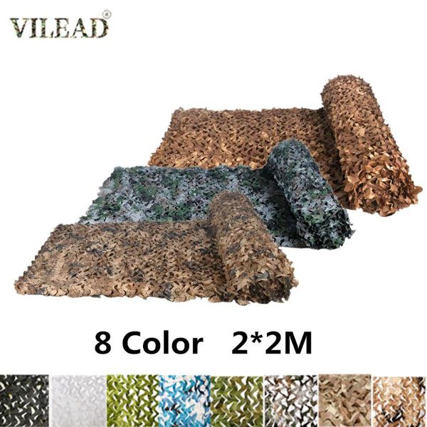 Vilead 2x2m Reinforced Camo Netting Camouflage Net Blinds Hunting Outdoor Shade Nets Interior Decoration Background