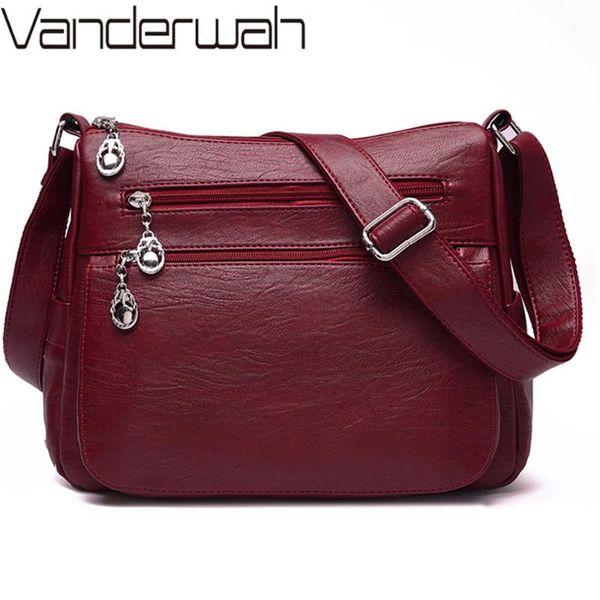 high capacity women messenger bag soft leather crossbody shoulder bags for women hobos multi-pocket bolsas feminina
high capacity women messenger bag soft leather crossbody shoulder bags for women hobos multi-pocket bolsas feminina