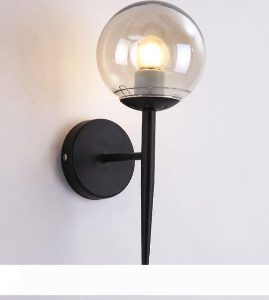 Modern Wall Lamp Glass Ball Wall Sconces Bedroom Bedside Lamp Living Room Dining Room Corridor Lighting Fixtures Luminaria Wandlamp