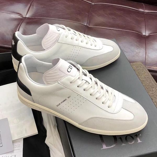 white and black calfskin sneaker b01 logo men 's shoes lightweight lace -up comfortable sports plus size fashion shoes zapatillas homb
white and black calfskin sneaker b01 logo men 's shoes lightweight lace -up comfortable sports plus size fashion shoes zapatillas homb