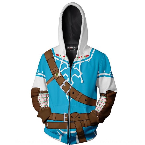 legend of zelda 3d digital printing zipper hooded cosplay sweater digital sweater animation peripheral, Black
legend of zelda 3d digital printing zipper hooded cosplay sweater digital sweater animation peripheral, Black