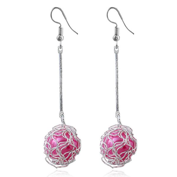 10 pairs silver plated wire wrap many colors round imitation pearl dangle earrings for women link chain jewelry
10 pairs silver plated wire wrap many colors round imitation pearl dangle earrings for women link chain jewelry