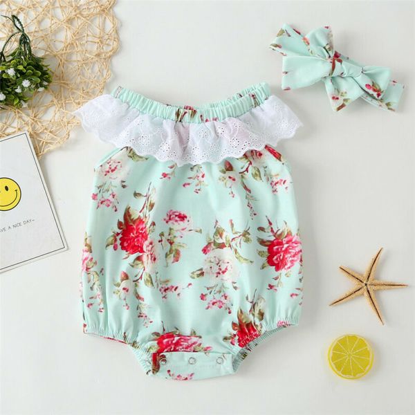 0-24m 2pcs newborn infant baby girl clothes ruffle sleeveless bodysuit print floral jumpsuit girl summer outfit, Blue
0-24m 2pcs newborn infant baby girl clothes ruffle sleeveless bodysuit print floral jumpsuit girl summer outfit, Blue