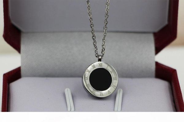 exclusive real sfashion black and white shell item fashion black and white double-sided letter round roman roman numerals necklace, Silver
exclusive real sfashion black and white shell item fashion black and white double-sided letter round roman roman numerals necklace, Silver