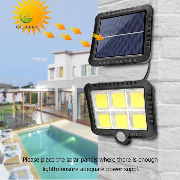 solar led outdoor lighting cob 120 led solar light garden decor lamp human body induction light waterproof yard street light wall lamp
solar led outdoor lighting cob 120 led solar light garden decor lamp human body induction light waterproof yard street light wall lamp