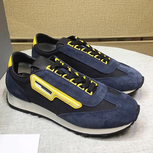 suede and nylon sneakers men 's shoes fashion classic breathable sports sneakers comfortable casual low lace -up men shoes manner, Black
suede and nylon sneakers men 's shoes fashion classic breathable sports sneakers comfortable casual low lace -up men shoes manner, Black